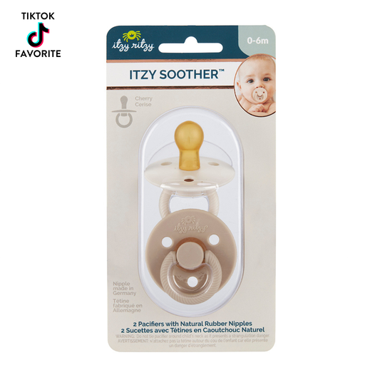Itzy Soother™ Natural Rubber Pacifier Set