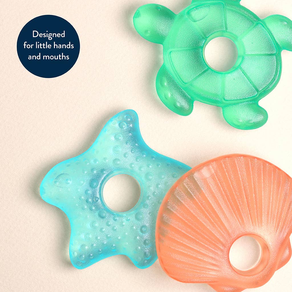 SeaSide Cutie Coolers™ Water Filled Teethers (3-pack)