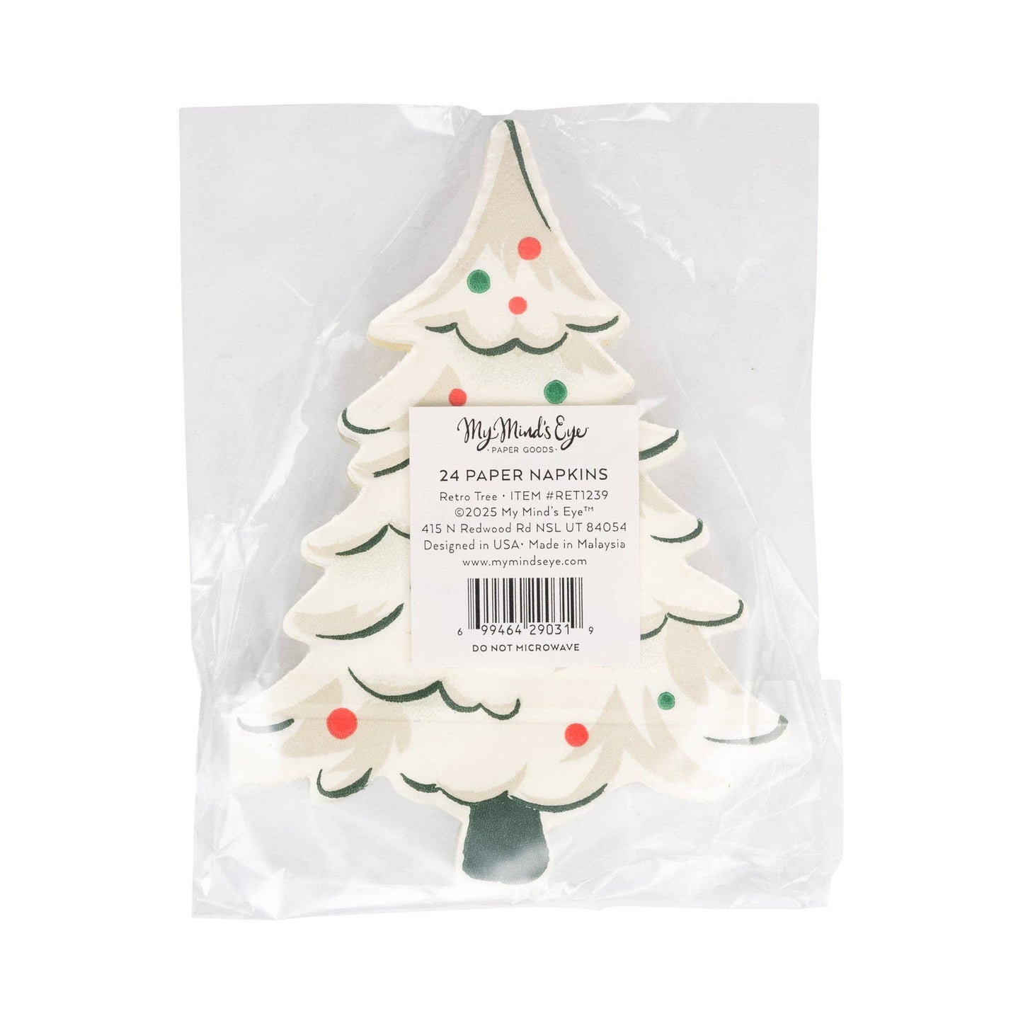 Retro Tree Dinner Napkin