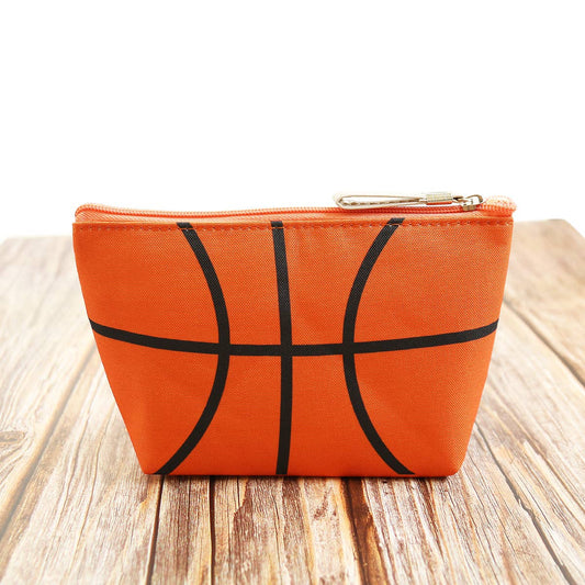 Makeup Bag Travel Pouch - Basketball