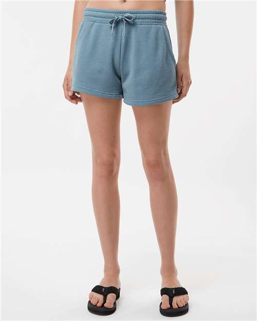 MISTY BLUE WAVE WASH SHORTS