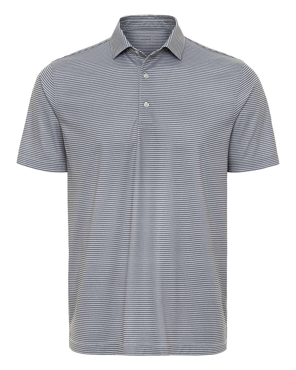 Charcoal Striped Aiken Polo - UPF 30+