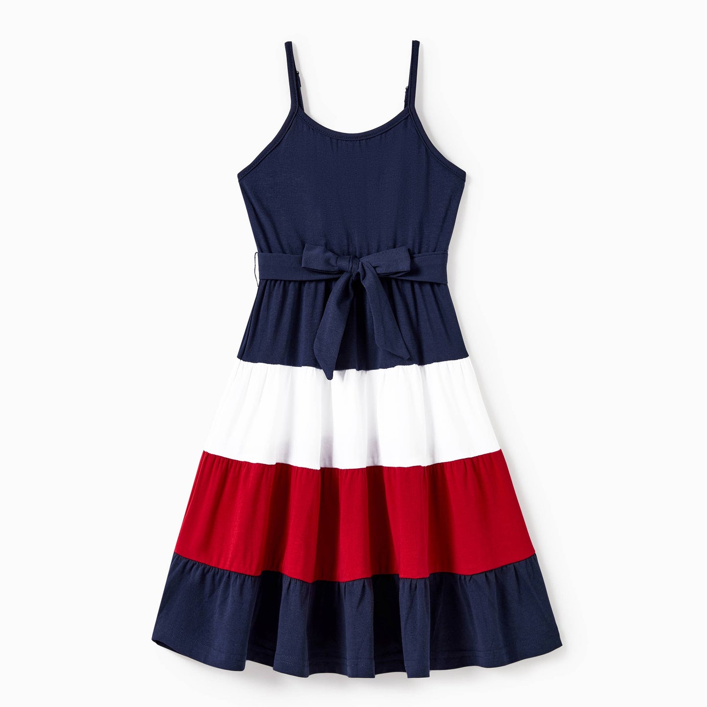 Belted A-Line Toddler Dress