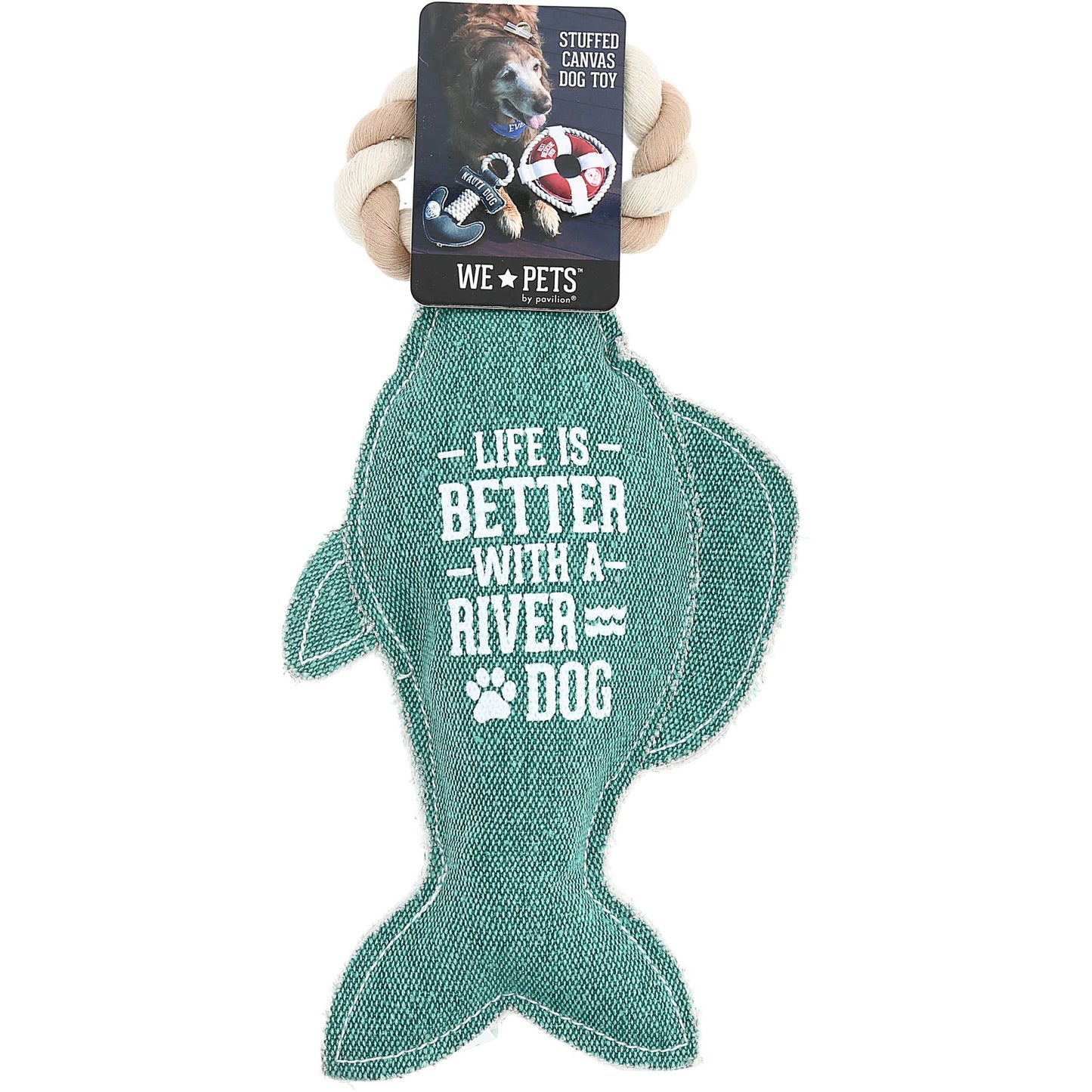 River Dog - Canvas Dog Toy