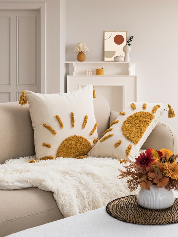 Tufted Sun Pillow