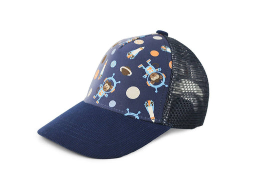 Space Monkey Kids Ball Cap