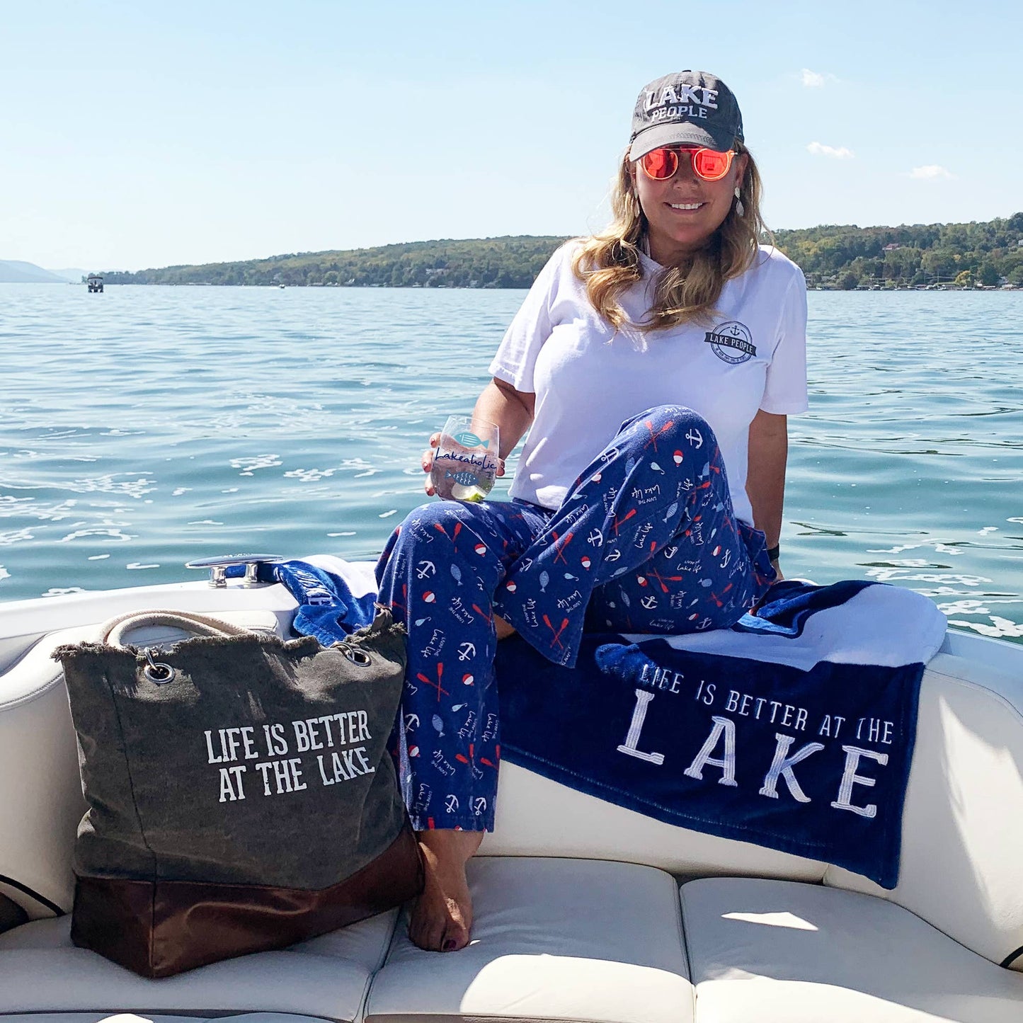 Lake People - GREY Adjustable Hat