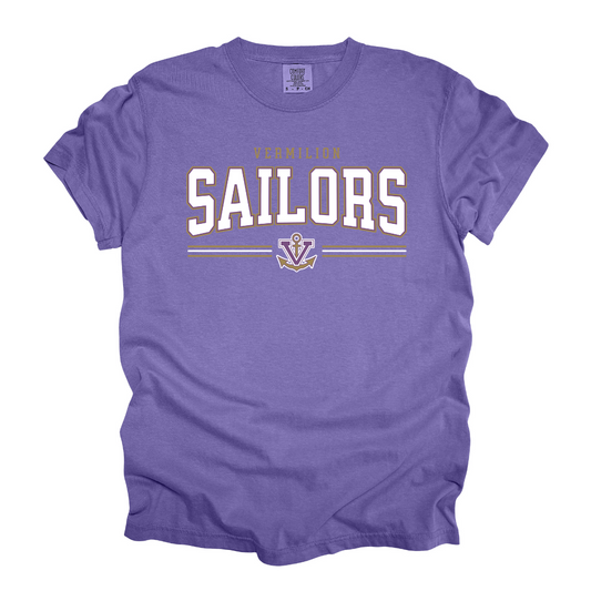 Vintage Washed Vermilion Sailors Spirit Tee
