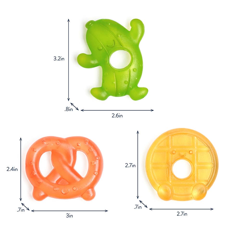 SeaSide Cutie Coolers™ Water Filled Teethers (3-pack)