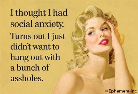 I thought I had social anxiety Magnet
