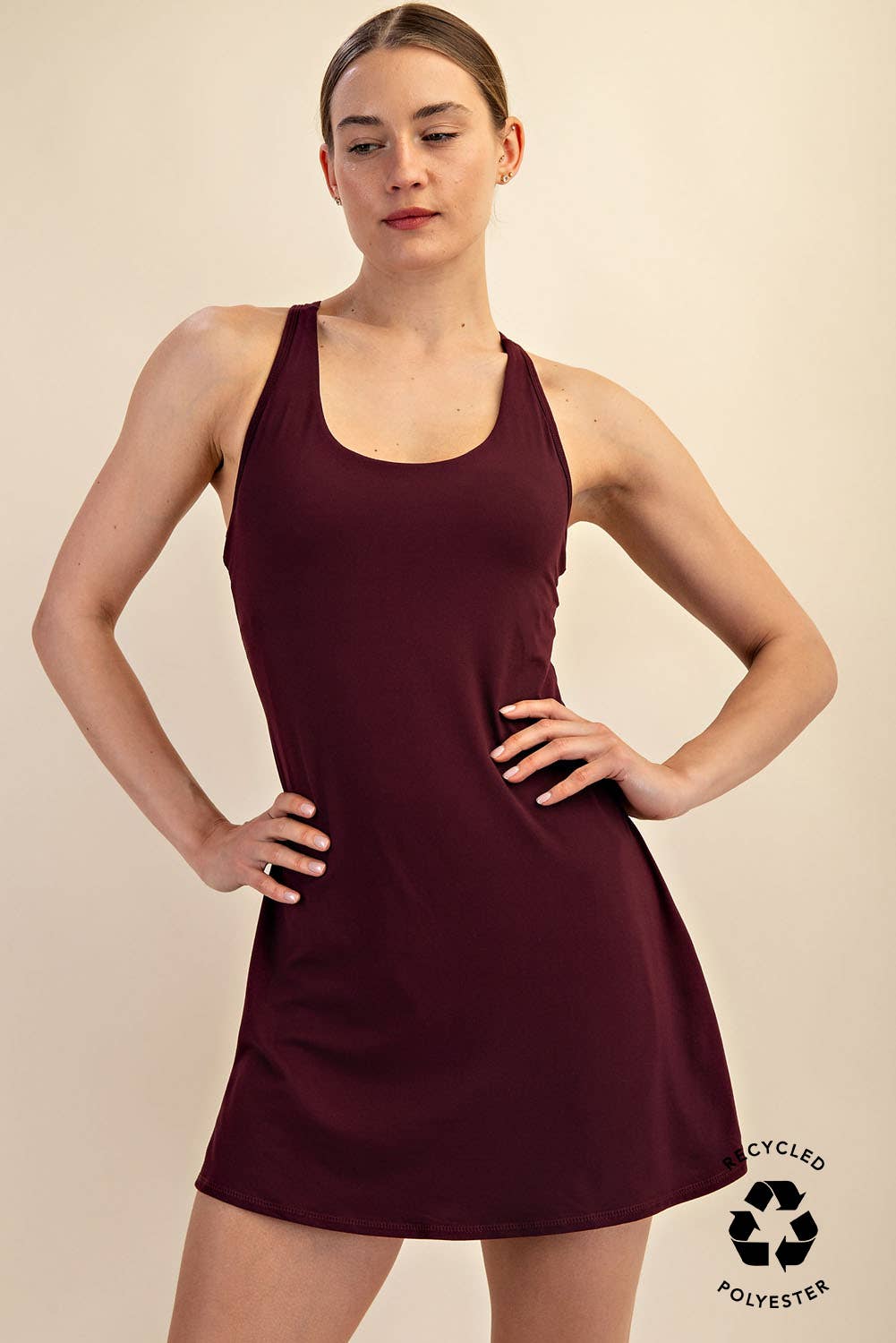 Flamingo Pink - Tennis Dress Romper