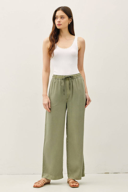 Sage Tencel Wide Leg Pants