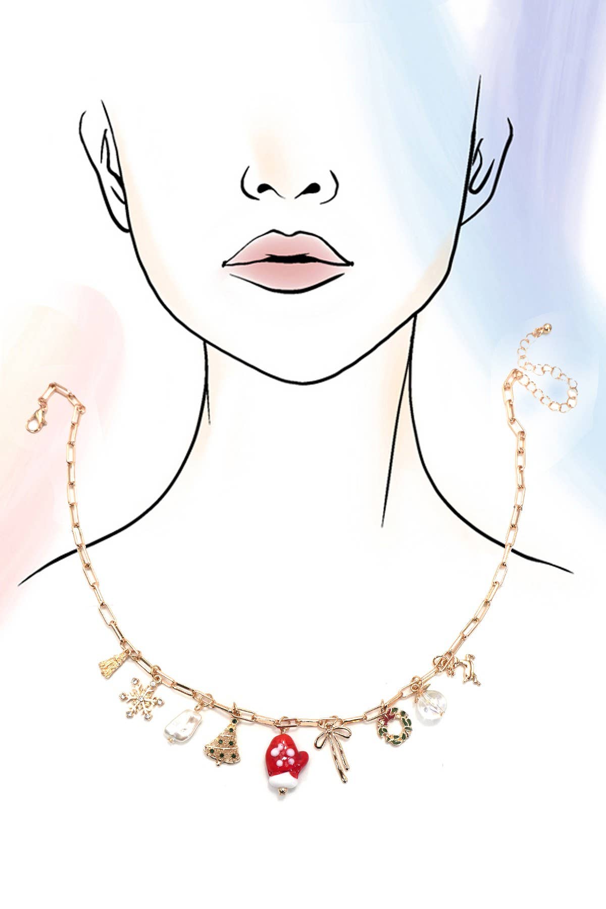 CHRISTMAS CHARM NECKLACE