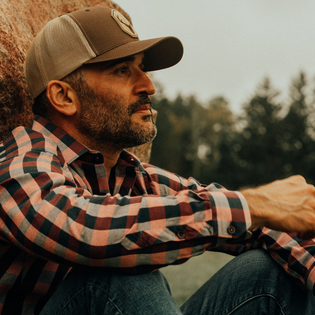 Skull - Leather Patch Trucker Hat