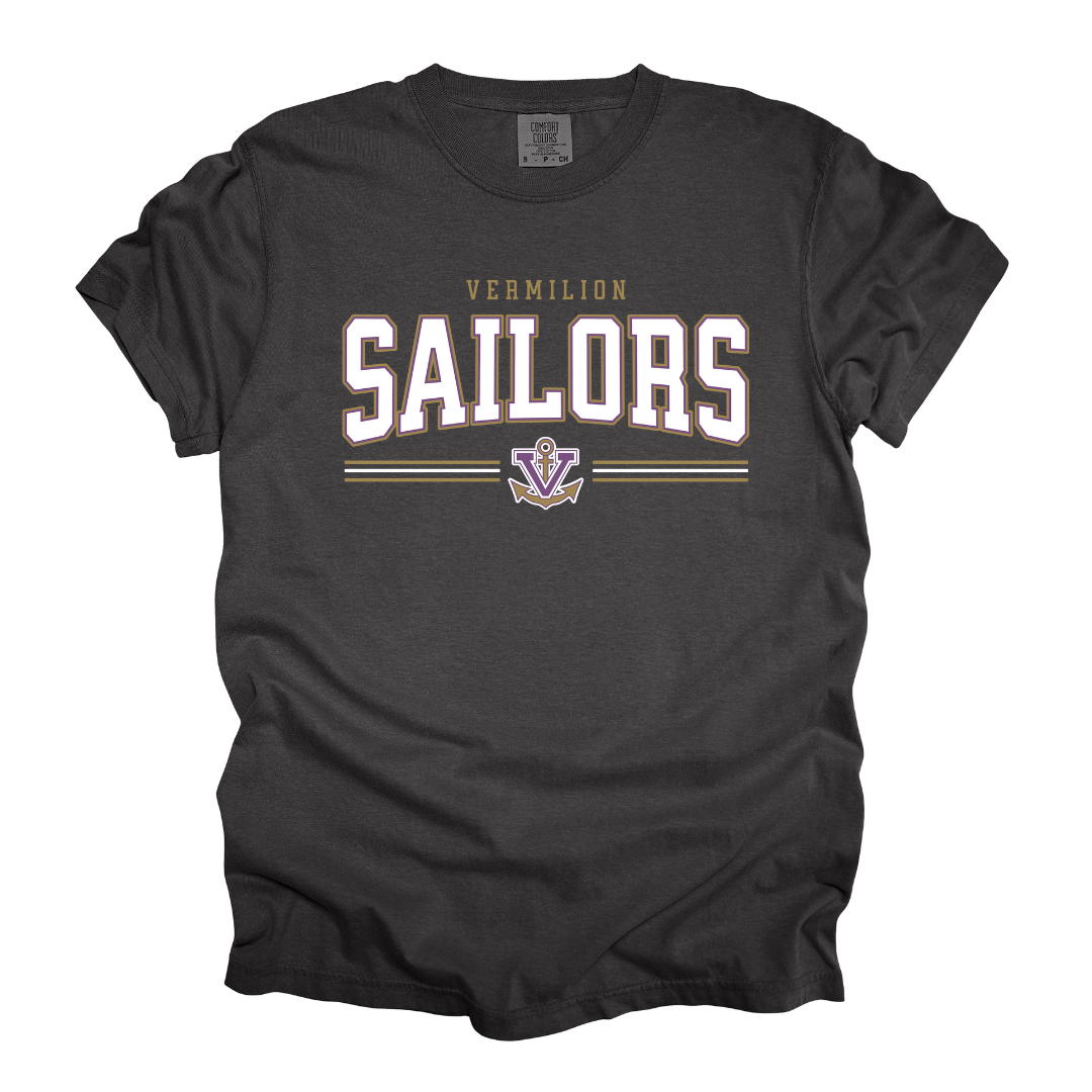 Vintage Washed Vermilion Sailors Spirit Tee