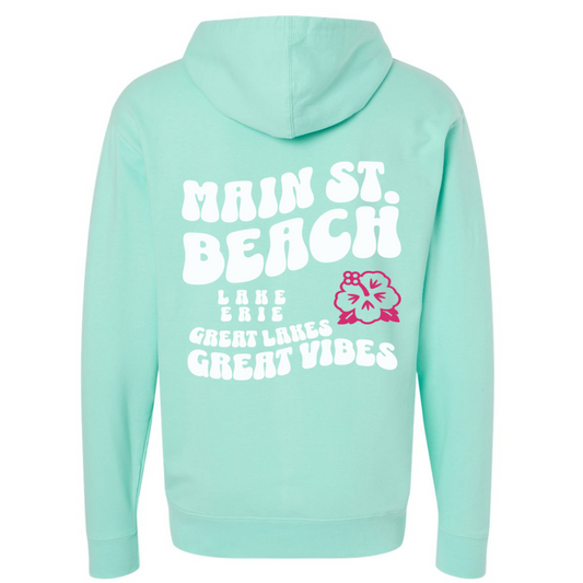 Great Lakes Great Vibes - Youth Mint Hoodie