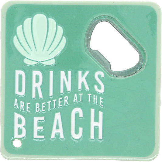 Beach - Magnetic Bottle Opener Coaster