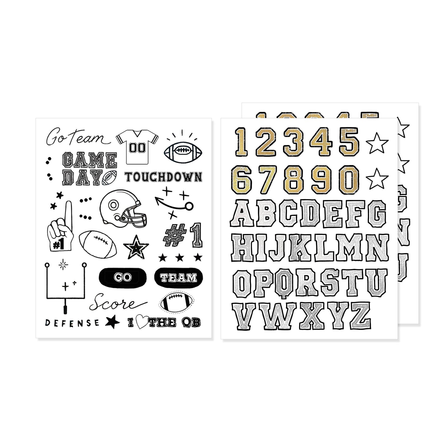 Game Day Temporary Tattoo Pack
