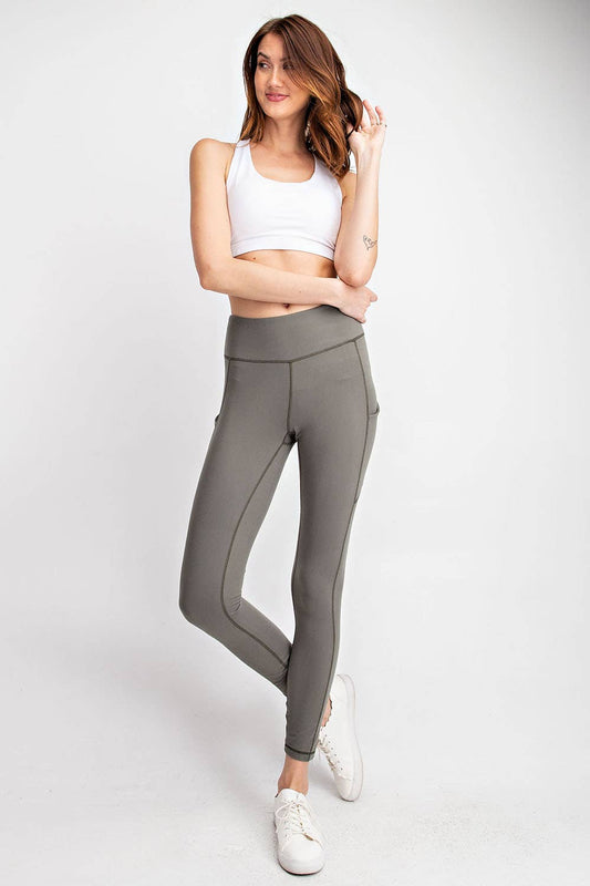 Grey Sage - Butter Soft Leggings