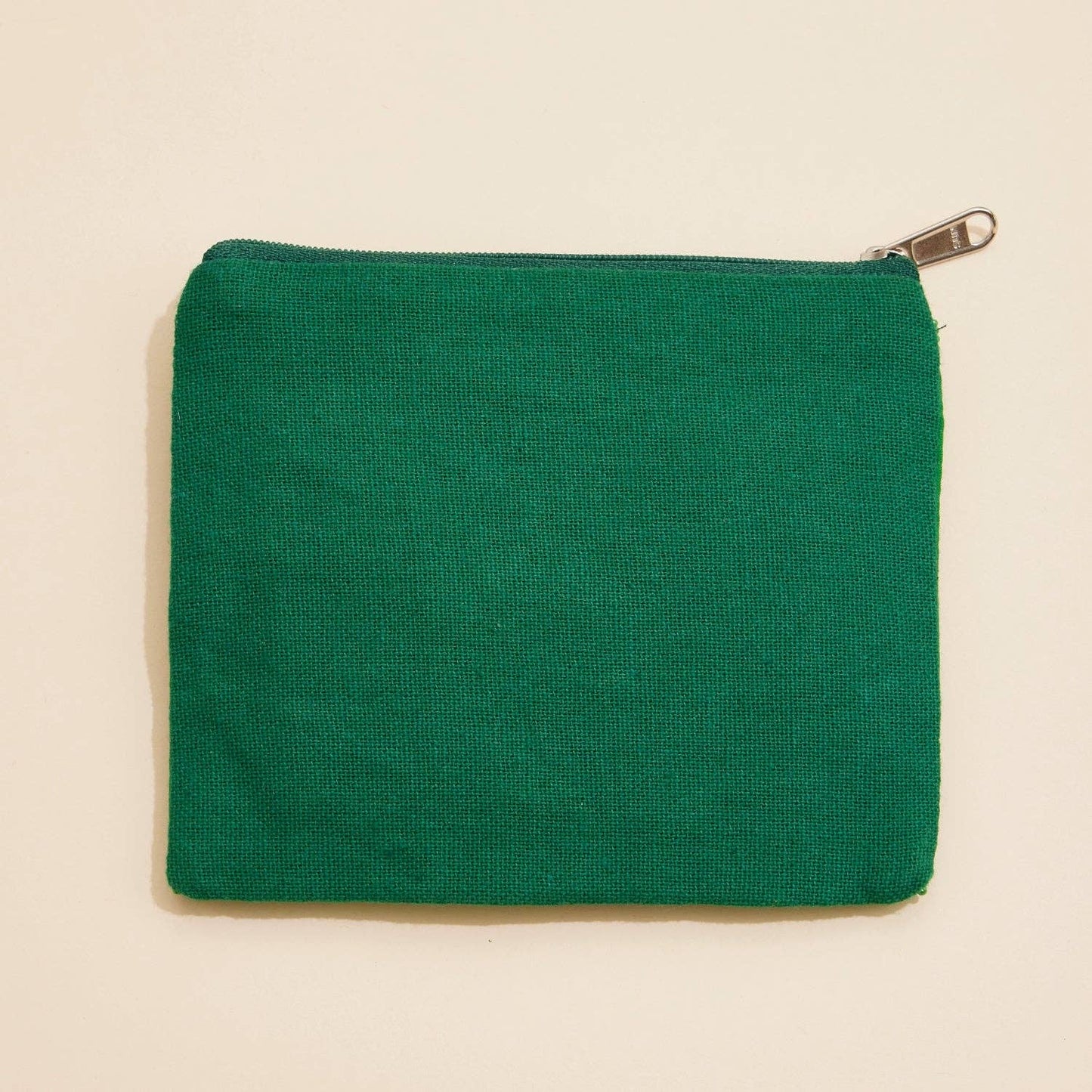 Christmas Santa Claus Seed Beaded Coin Pouch