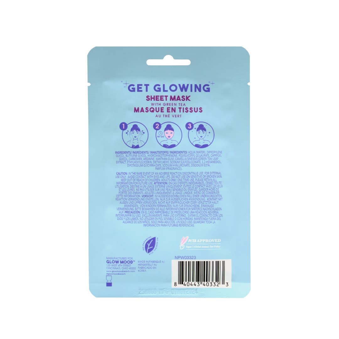 Hydrating Sheet Mask with Green Tea