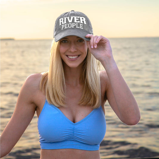 River - Dark Gray Adjustable Hat
