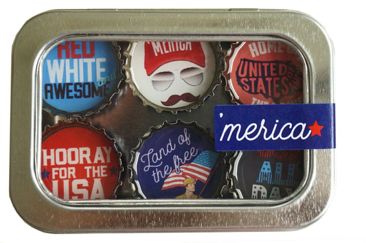 'Merica Americana Magnets - Handmade & Eco-friendly