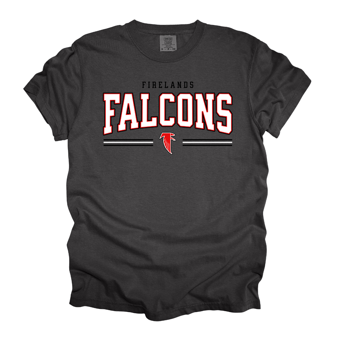 Vintage Washed Firelands Falcons Spirit Tee