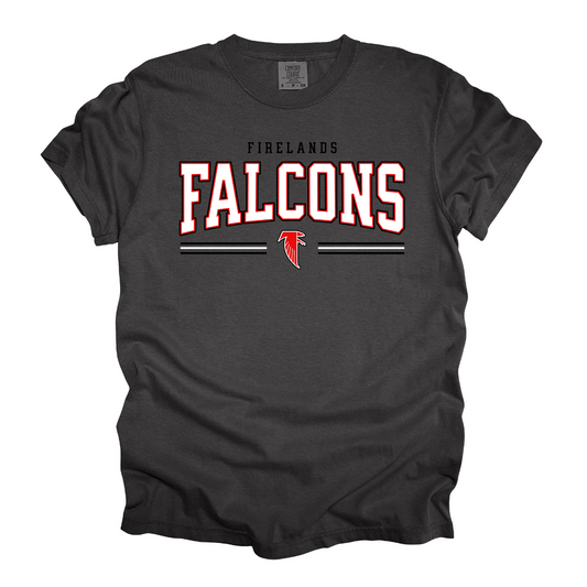 Vintage Washed Firelands Falcons Spirit Tee
