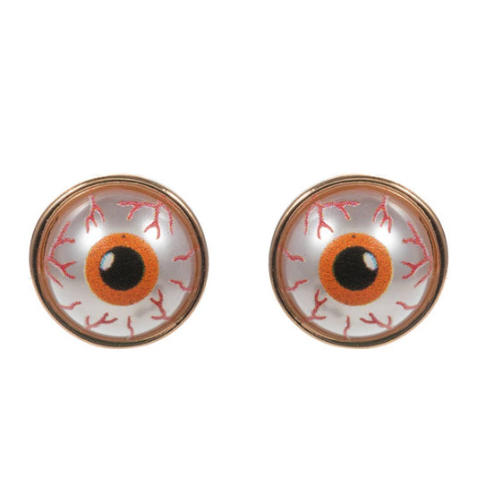 Orange Eye Stud Earring