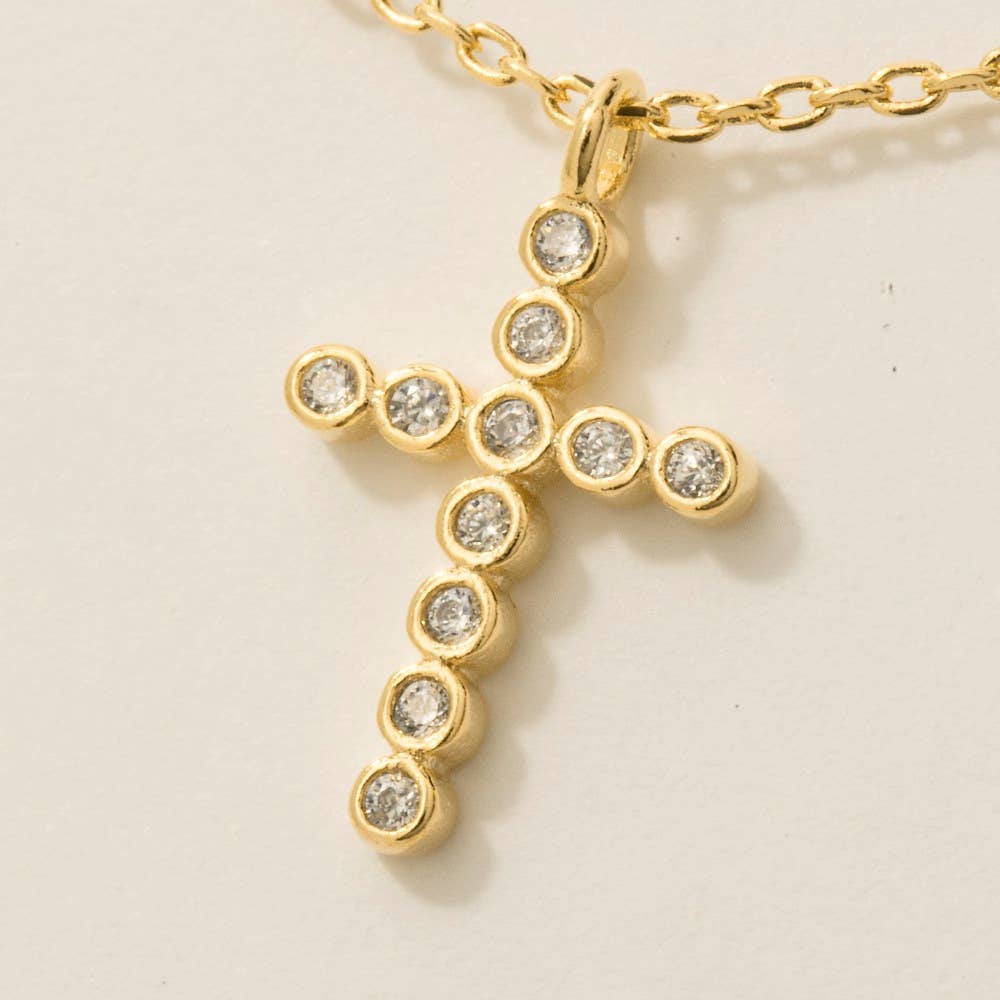 Dainty Cross Pendant Necklace