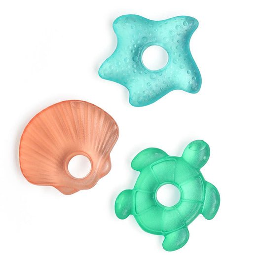 SeaSide Cutie Coolers™ Water Filled Teethers (3-pack)