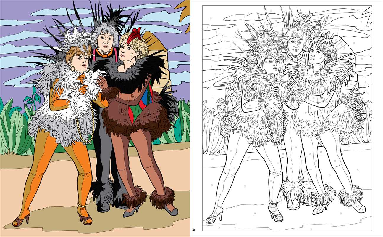 Golden Girls Color-by-Number