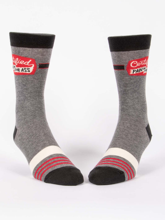 Certified Pain in the Ass - Unisex Crew Socks