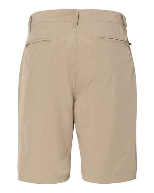 Khaki Hybrid Stretch Shorts