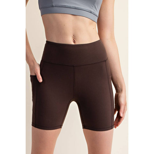 Expresso - 6" Biker Shorts w/pockets