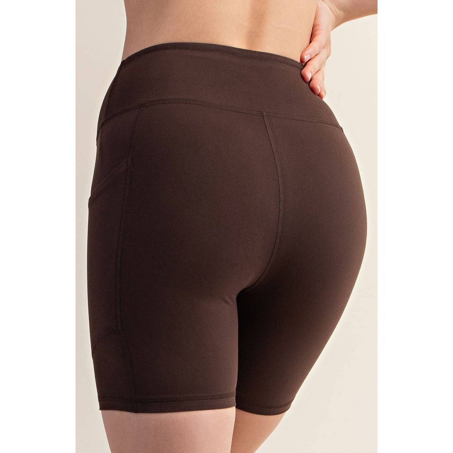 Expresso - 6" Biker Shorts w/pockets