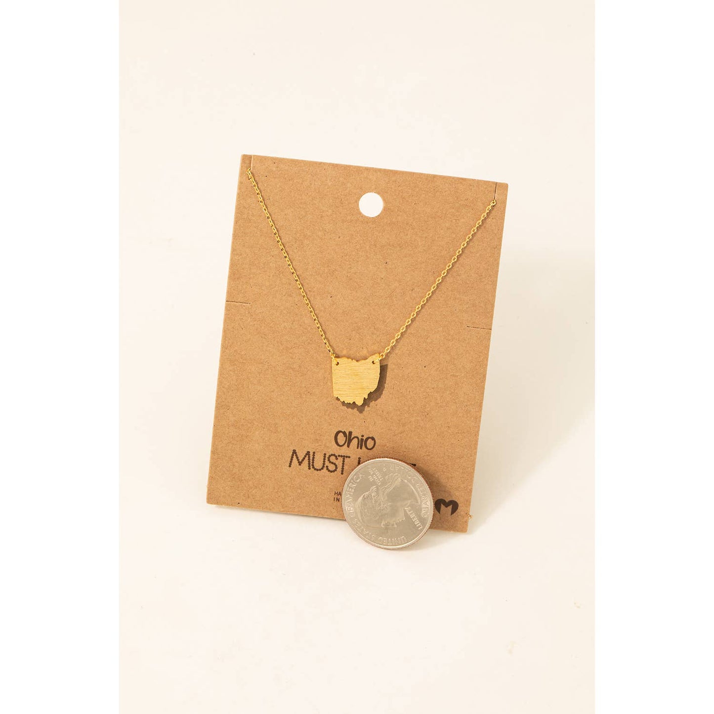 Ohio State Pendant Necklace