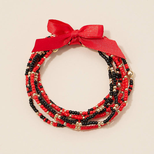 Game Day Beaded Bracelet Set - Firelands