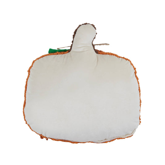 Shaped Pumpkin w/Leaf Hook Pillow