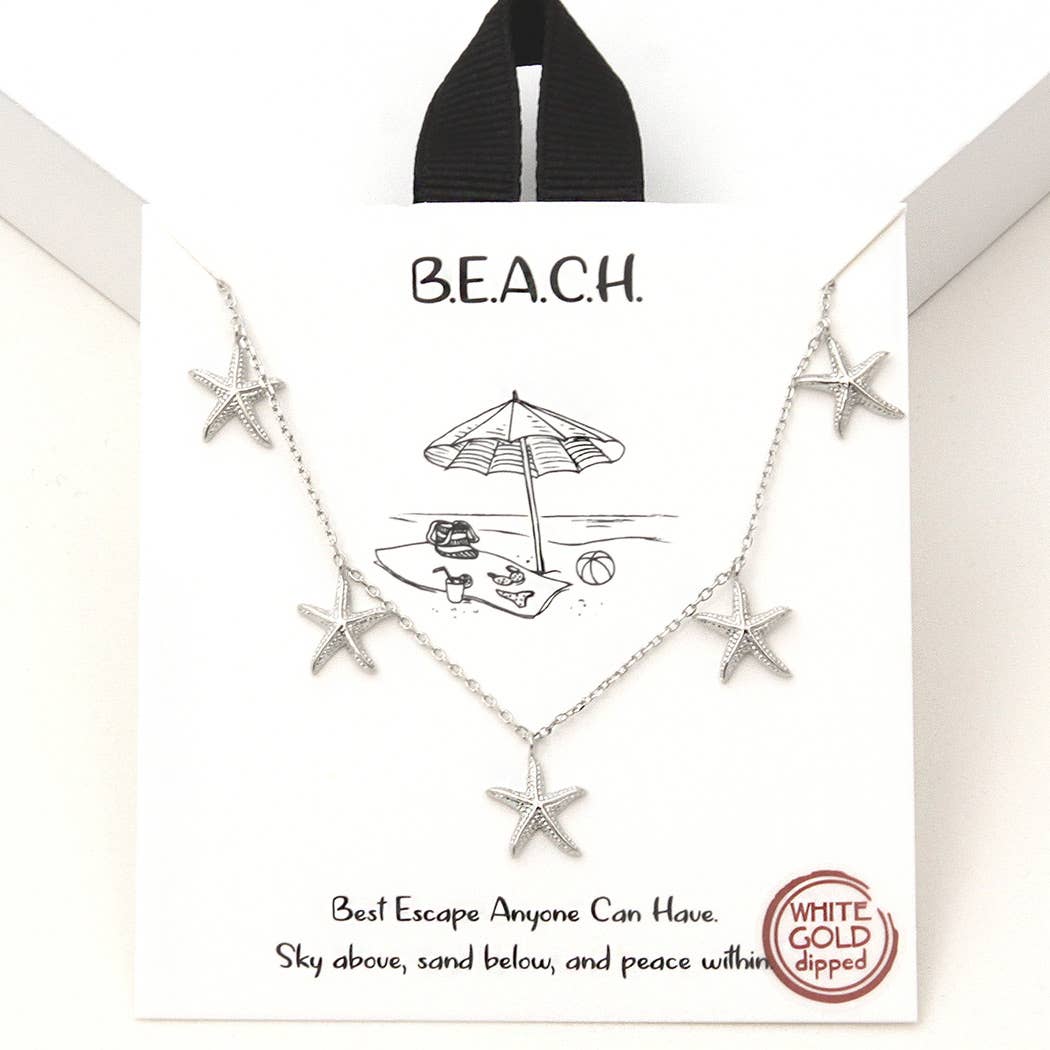 Starfish Charm Necklace
