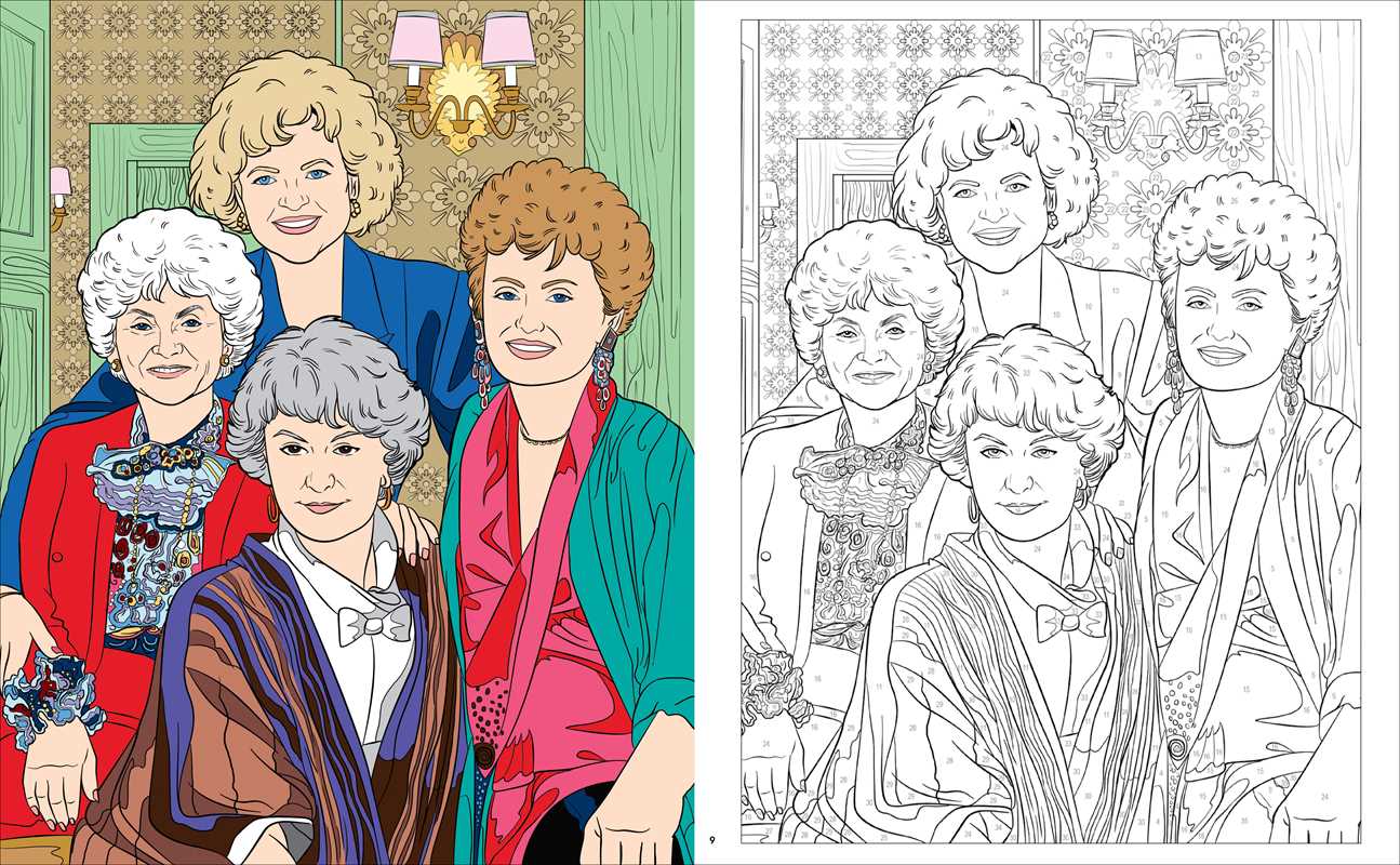 Golden Girls Color-by-Number