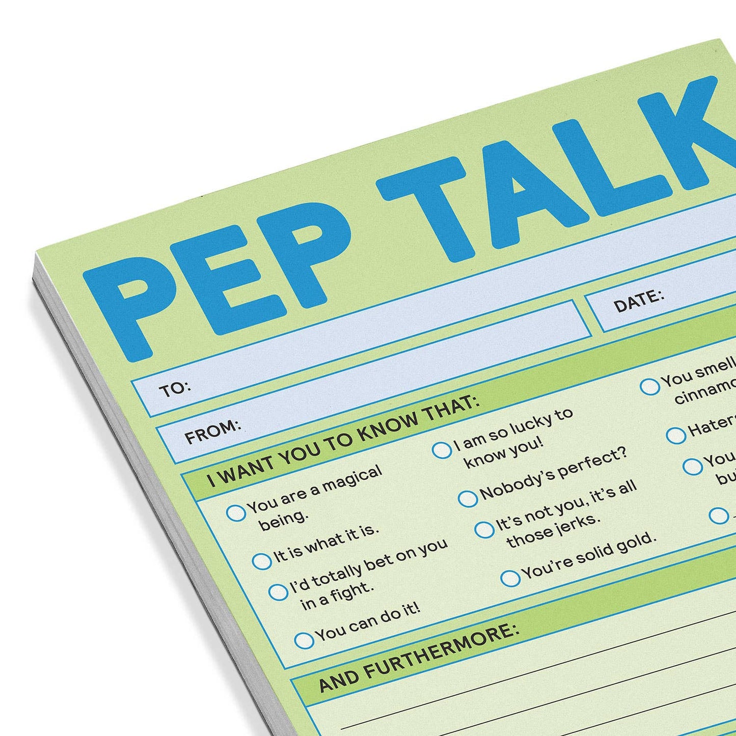 Pep Talk Nifty Note Pad