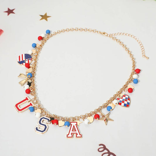 USA Charm Necklace