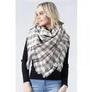 Plaid Oversized Scarf