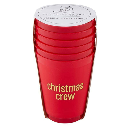 Christmas Crew Cups - Set of 6