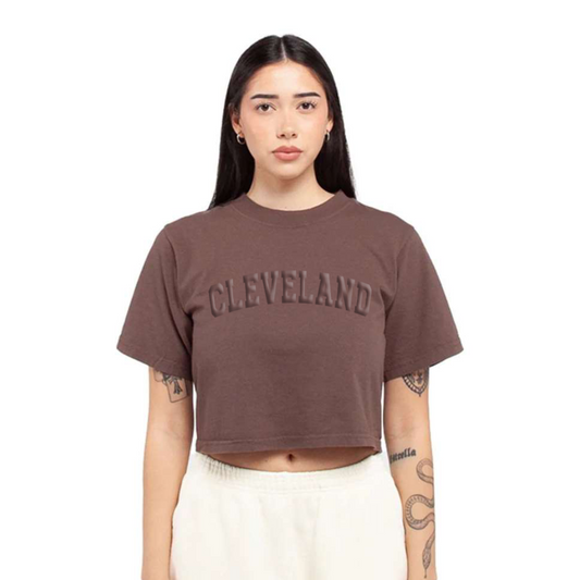 Puff Cleveland Garment Dyed Crop Tee
