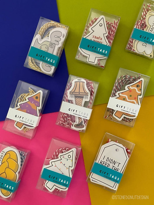 Leg Lamp Gift Tags with String - Box of 10