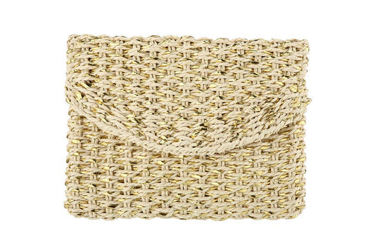 Ladies Clutch Woven Straw Bag
