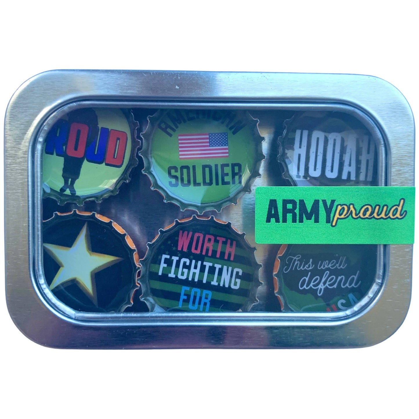 Army Military Magnets - Handmade & Eco-friendly decor